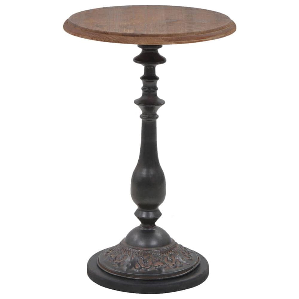 Petromila vidaXL Koncový stolík z jedľového dreva 40x64 cm hnedý
